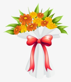 Lily Clipart Flower Bunch - Flower Bouquet Clipart Png, Transparent Png, Free Download