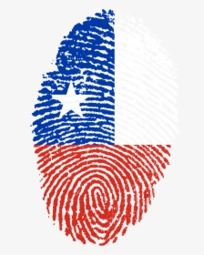 Chile Flag Fingerprint Country - Challenges Of Digital India, HD Png Download, Free Download