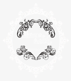 Marriage Pattern Computer Black File Wedding Logo Clipart - Black Design Round Logo, HD Png Download, Free Download