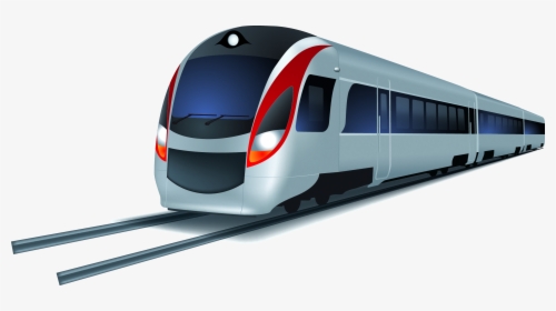 Train Transit Rapid Cartoon Hq Image Free Png Clipart - Modern Train Clipart, Transparent Png, Free Download