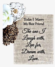 #marriage #wedding #burlap #text #quotesandsayings - Wedding Sign Choose A Seat Not A Side, HD Png Download, Free Download