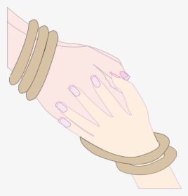 Thumb,hand,nail - Wedding Holding Hands Clipart, HD Png Download, Free Download