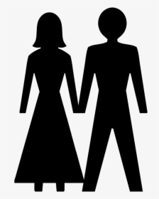 Man And Woman Stick Figure Png, Transparent Png, Free Download