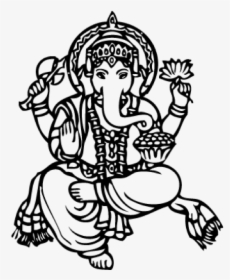 Drawing Picture Of Ganesha, HD Png Download, Free Download