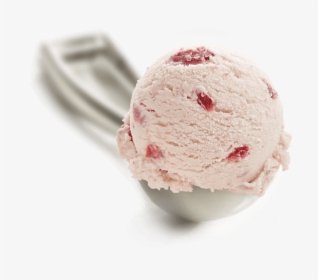 Strawberry Ice Cream Strawberry 1 Scoop - Ice Cream 1 Scoop, HD Png Download, Free Download
