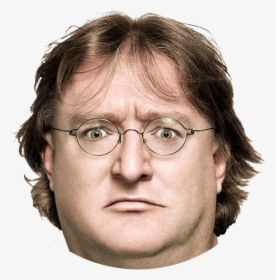 Gaben Serious Stare - Gabe Newell, HD Png Download, Free Download