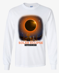 Charlie Brown & Snoopy Solar Eclipse Kid Shirt - Long-sleeved T-shirt, HD Png Download, Free Download