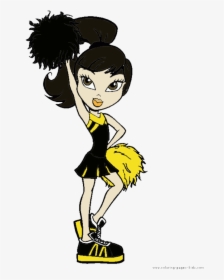 Clip Art Black Cheerleader, HD Png Download, Free Download
