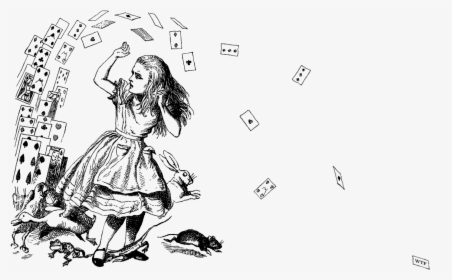 Original Alice In Wonderland Cards, HD Png Download, Free Download