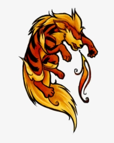 Arcanine Tattoo, HD Png Download, Free Download