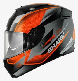 Black Orange Motorcycle Helmet, HD Png Download, Free Download
