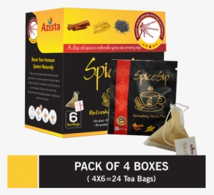 Spice Sip Natural Immunity Booster Tea Bags India"s - Spice, HD Png Download, Free Download