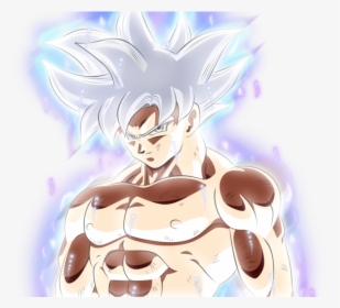 Transparent Ultra Instinct Png - Goku Ultra Instinct Mastered Drawing Easy, Png Download, Free Download