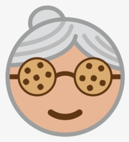 Cookie Grandma Instagramma Cookies Grandma Cookie - Smiley, HD Png Download, Free Download