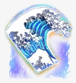 The Great Wave, Kanagawa, Tidal Wave, Sea, Water - Stickers Sea, HD Png Download, Free Download