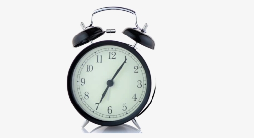 Alarm Clock Png Background - Clock With White Background, Transparent Png, Free Download