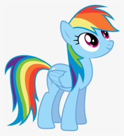 Mirrored, Pony, Rainbow Dash, Safe, Simple Background - Rainbow Dash Transparent Background, HD Png Download, Free Download