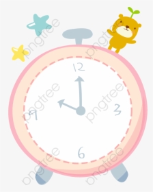 Pink Clipart Category - Wall Clock, HD Png Download, Free Download