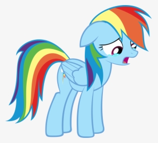 Fanmade Rainbow Dash Crying - My Little Pony Rainbow Dash Sad, HD Png Download, Free Download