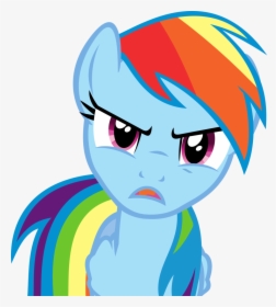 Rainbow Dash Pinkie Pie Twilight Sparkle Rarity Clip - My Little Pony Angry, HD Png Download, Free Download