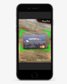 Scan Credit Cards Securely Through Your Phone"s Built-in - Smartphone, HD Png Download, Free Download