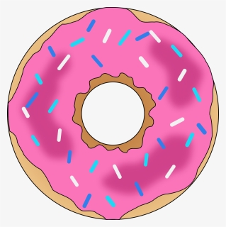 Pink,food,circle - Comeme El Donut Letra, HD Png Download, Free Download