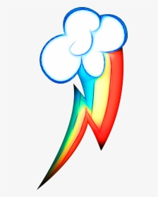 Neon Rainbow Dash"s Cutie Mark - Rainbow Dash's Cutie Mark, HD Png Download, Free Download