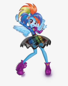 Rainbow Dash Rainbow Rocks Character Bio Art - Mlp Eg Rainbow Dash Rainbow Rocks, HD Png Download, Free Download