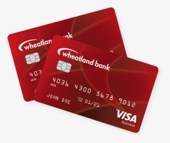 Wheatland Bank Visa Debit And Credit Cards - Graphic Design, HD Png Download, Free Download