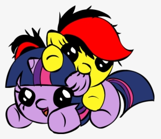 Clip Art Editor - Mlp Baby Twilight Sparkle And Rainbow Dash, HD Png Download, Free Download
