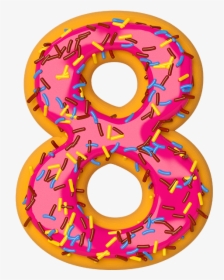 Doughnut - Numero 8 Donuts Png, Transparent Png, Free Download