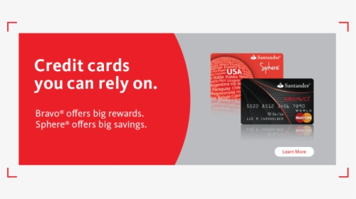 Santander Credit Card - Graphic Design, HD Png Download, Free Download
