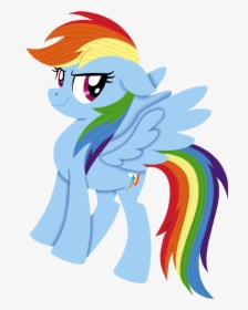Blue Drawing Rainbow - My Little Pony The Movie 2017 Rainbow Dash, HD Png Download, Free Download