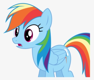 Rainbow Dash - Pony Shocked, HD Png Download, Free Download