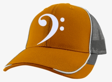 Colorblock Mesh Back Bass Clef Embroidered Hat - Baseball Cap, HD Png Download, Free Download