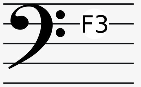Bass Clef Note F, HD Png Download, Free Download