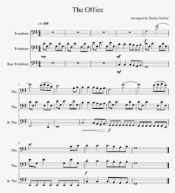 The Office Theme For Concert Band Sheet Music Download - High Hopes Trombone Sheet Music, HD Png Download, Free Download