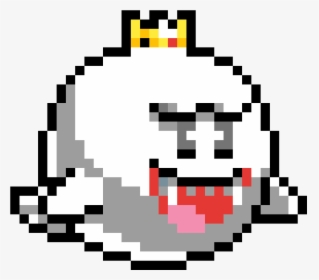 King Boo Mario Pixel Art , Png Download - King Boo Pixel Art, Transparent Png, Free Download