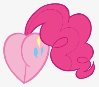 Heart Pie Png - Mlp Pinkie Pie Butt, Transparent Png, Free Download