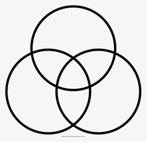 Venn Diagram Coloring Page - Lacan Three Registers, HD Png Download, Free Download