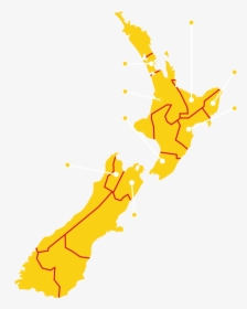 Map Fox Glacier New Zealand, HD Png Download, Free Download