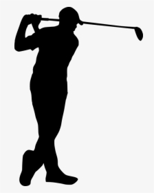 Golf, Accuracy, Balance, Control, Club, Game, Golf - Golf Player Silhouette, HD Png Download, Free Download
