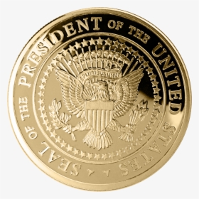 United Gold Of Us States Election Seal Clipart - Gold Us President Seal, HD Png Download, Free Download
