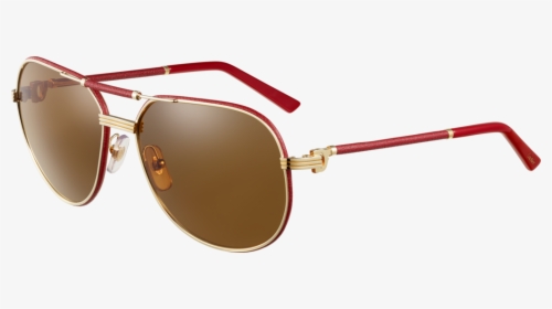 Transparent Aviators Png - Cartier Sunglasses Red, Png Download, Free Download