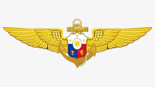 Philippine Navy Aviators Badge - Aircrew Wings, HD Png Download, Free Download