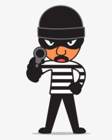 Armed Robber Png Hd Quality - Cartoon Robber Png, Transparent Png, Free Download