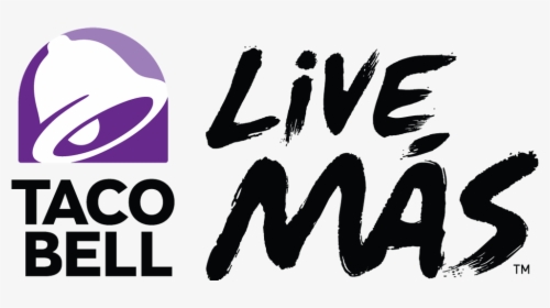 Taco Bell Logo - Taco Bell Live Mas Png, Transparent Png, Free Download