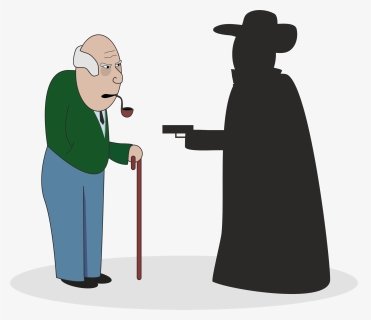 Grandpa With Robber - Mens Rea In Law, HD Png Download, Free Download