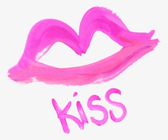 Transparent Lips Kiss Png - Kiss Word Png, Png Download, Free Download