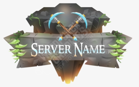 Minecraft Server Logo Template Logo Minecraft Server Edit Hd Png Download Kindpng
